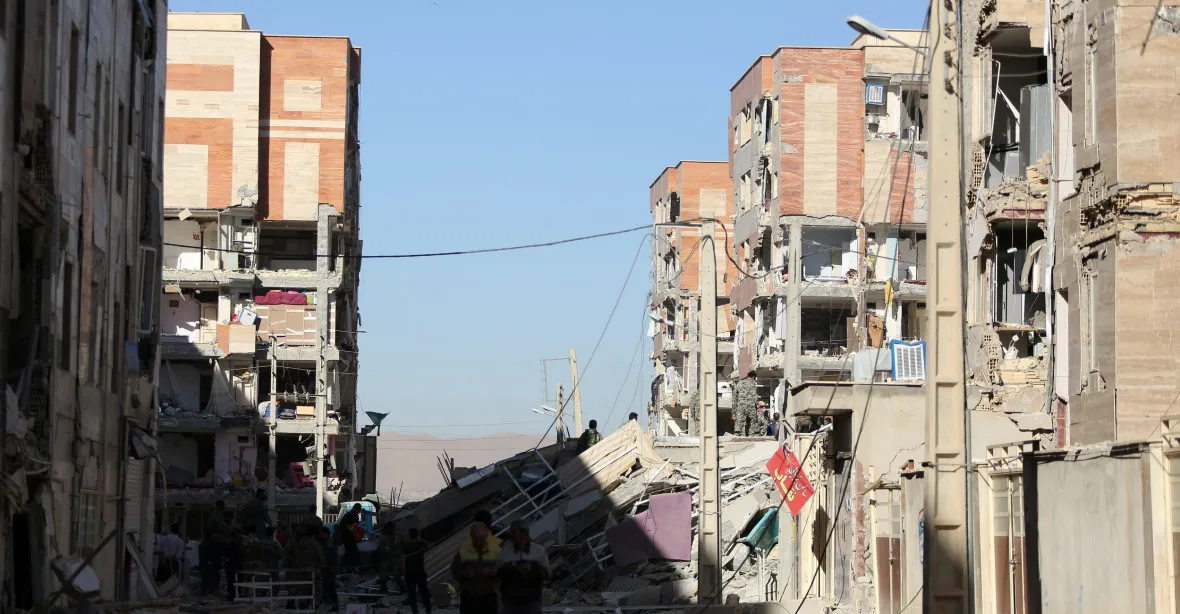 Silné zemětřesení v Iráku a Íránu. Hlášeny jsou stovky mrtvých
