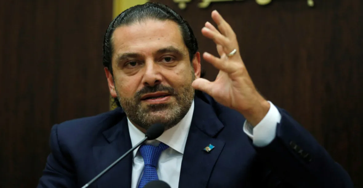 Libanonský premiér Harírí přiletěl do Francie