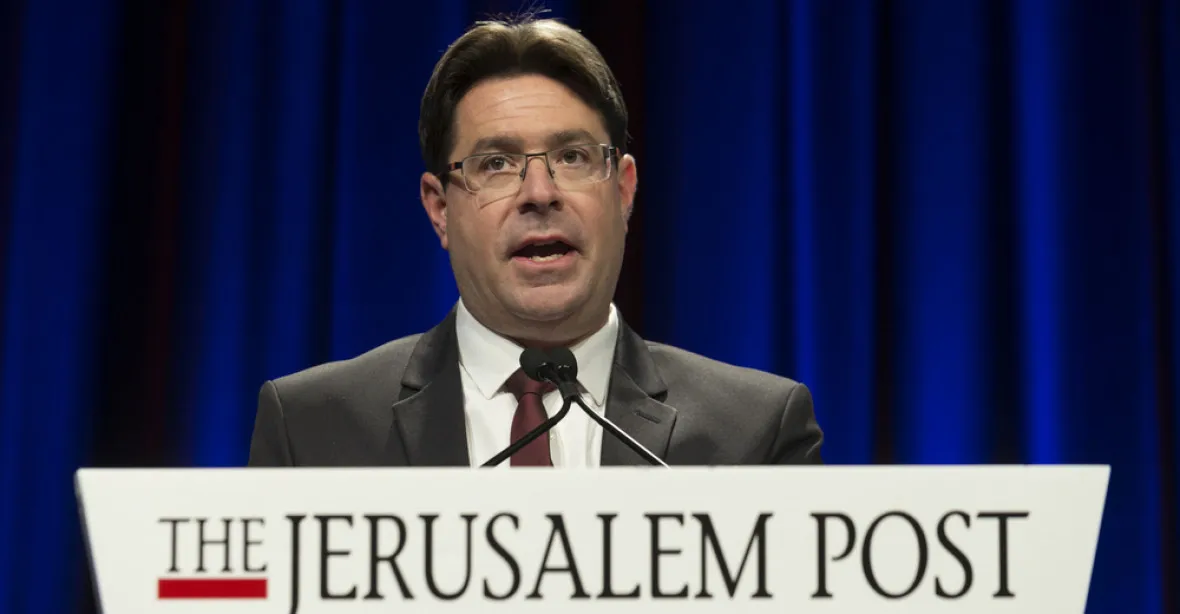 Izraelský ministr poděkoval Česku za podporu Trumpova rozhodnutí o Jeruzalému