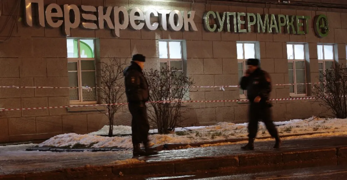 Ruská tajná služba zadržela atentátníka z petrohradského supermarketu