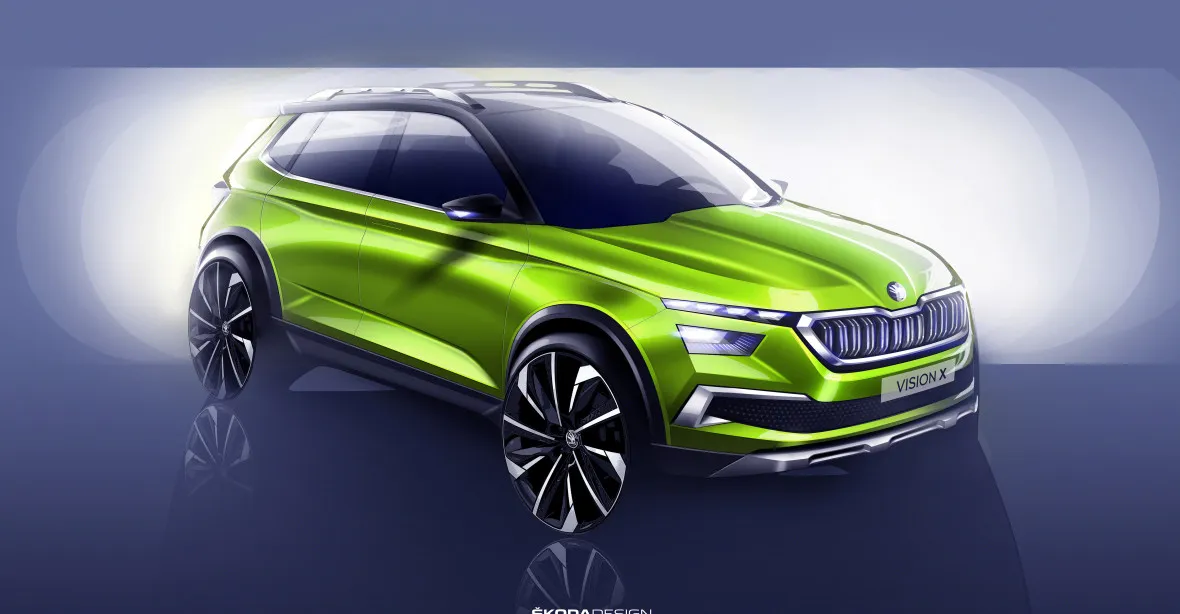 Škoda Auto představí v Ženevě studii nového SUV Vision X
