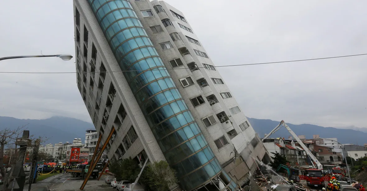 Mezi zraněnými po zemětřesení na Tchaj-wanu jsou i Češi