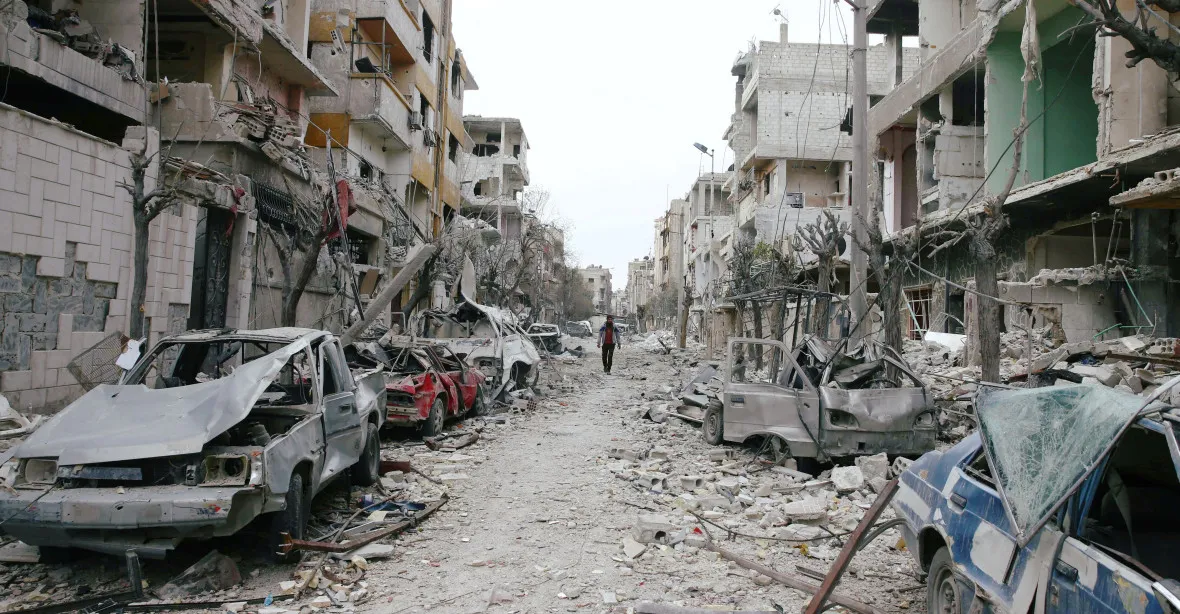V syrské Ghútě na pět hodin ustala palba. Civilisté mají odejít
