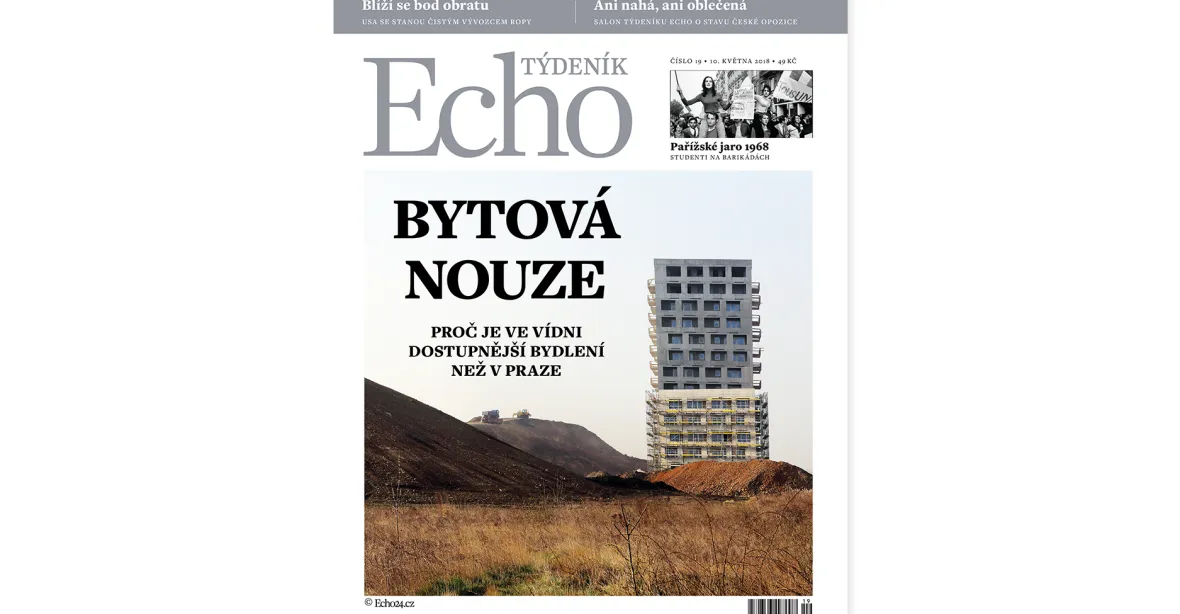 Týdeník Echo: Bytová nouze v Česku, korporace prosí o milost, smysl opozice