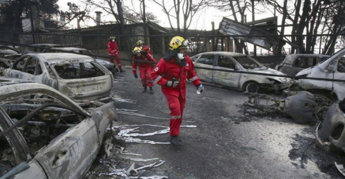 Požáry v Řecku mají už přes 60 obětí