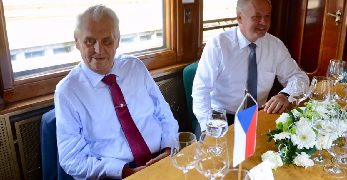 Prezidenty Zemana s Kiskou táhl do Topoľčianek zelený anton