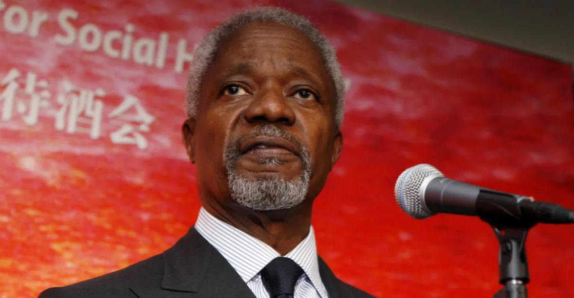 Zemřel držitel Nobelovy ceny za mír Kofi Annan