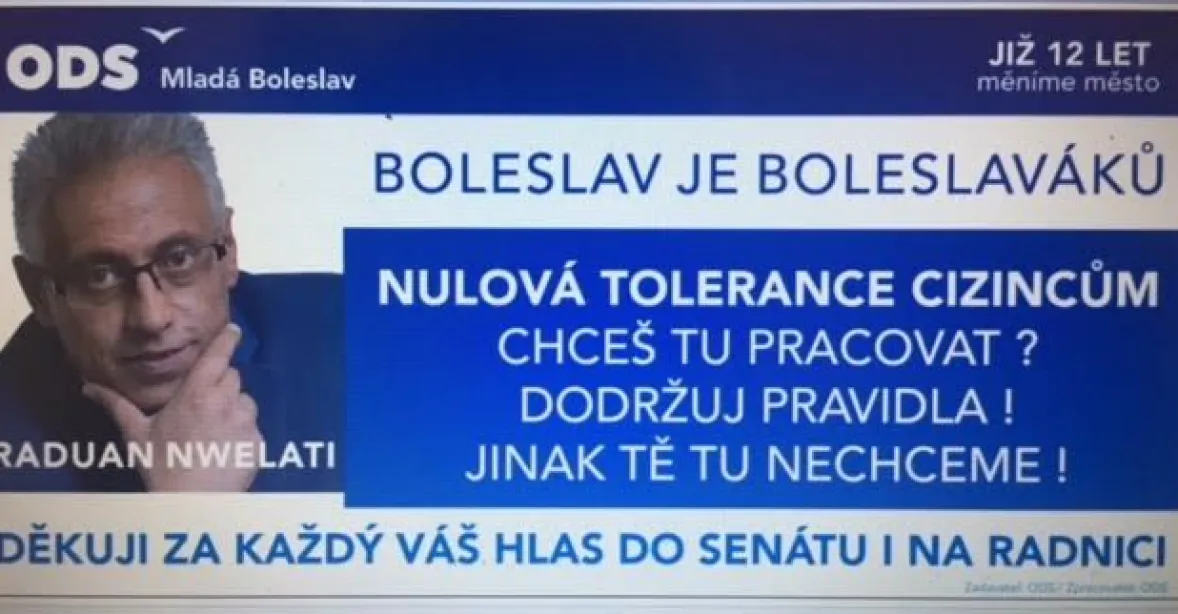 „Boleslav Boleslavákům, nulová tolerance cizincům.“ Kontroverzní kampaň tamního primátora