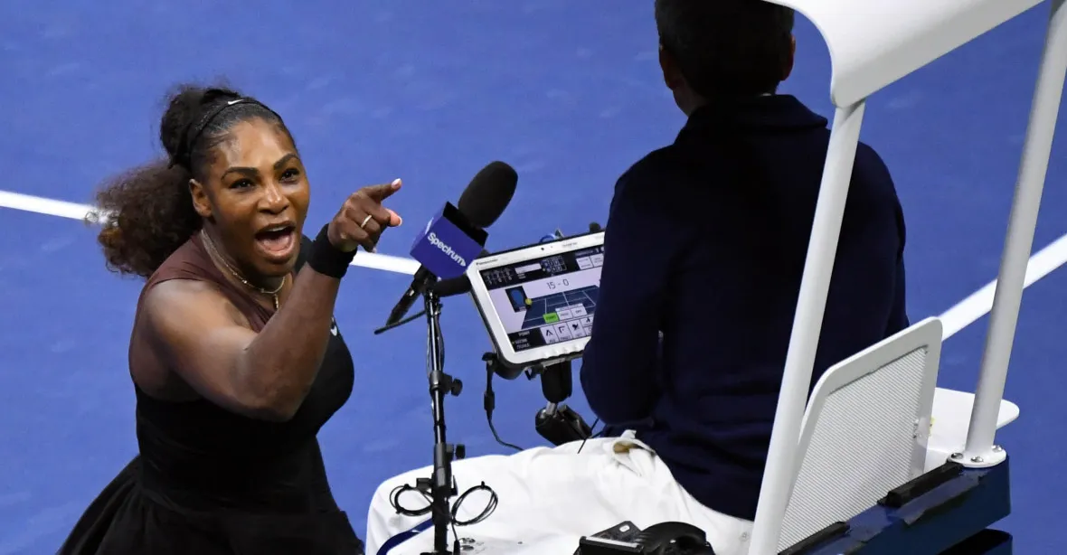 VIDEO: Skandál na US Open. Williamsová řvala na rozhodčího a obvinila ho ze sexismu