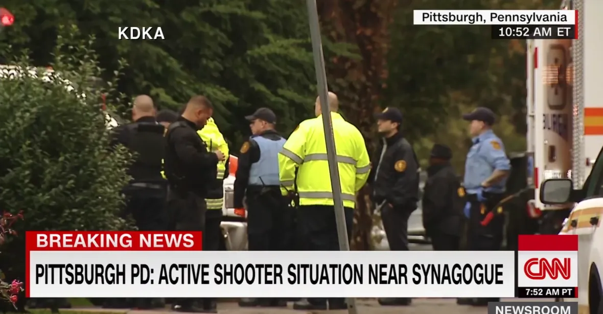 Střelec v synagoze v Pittsburghu zabil 11 lidí. Z nenávisti k židům