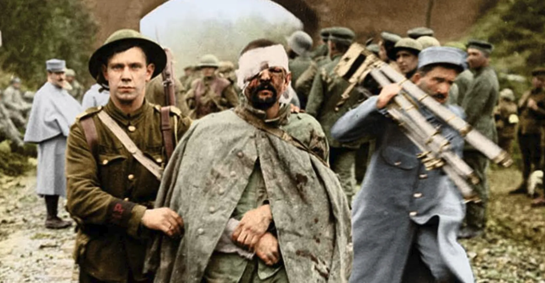 FOTOGALERIE: 100 let od konce Velké války. Podívejte se na unikátní kolorované snímky
