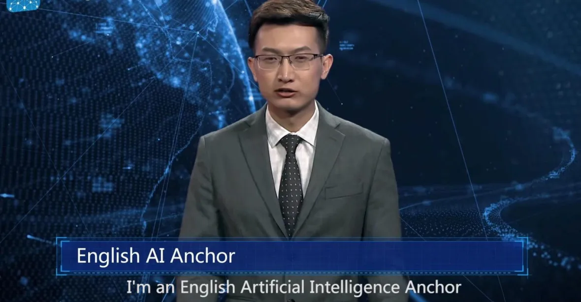 VIDEO: Blíží se konec (živých) televizních moderátorů? V Číně už hlásí zprávy první robot-člověk