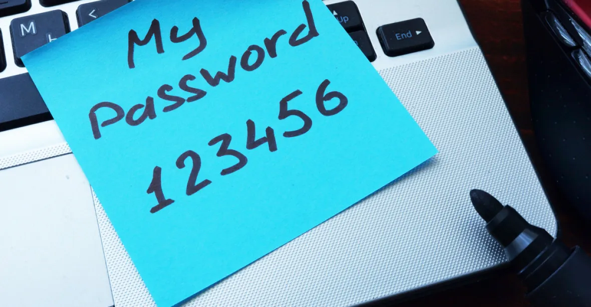 „123456“ nebo „password“. Mezi nejčastější špatná hesla se dostal i „donald“