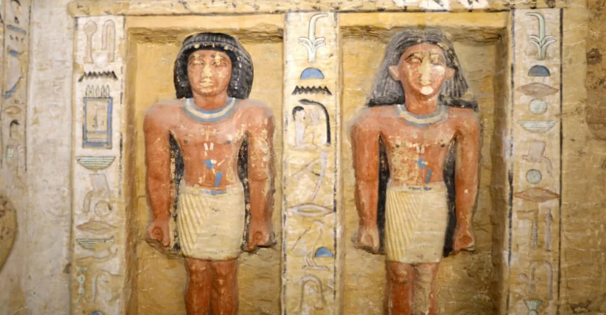 Egyptští archeologové objevili hrobku kněze starou přes 4400 let