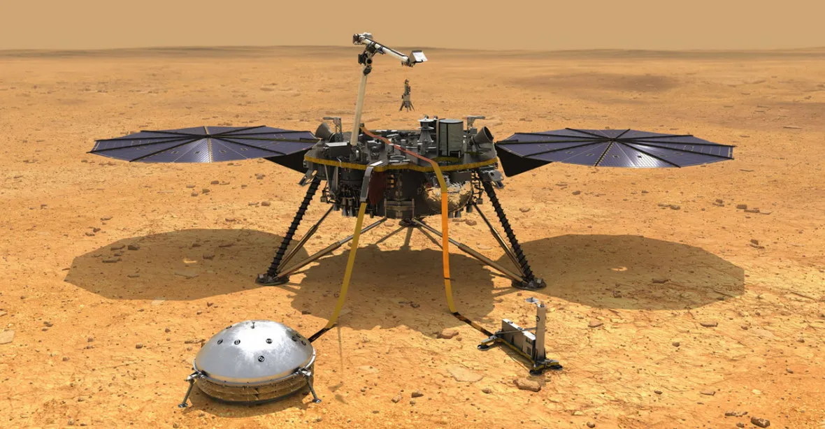 Vánoční dárek výzkumníkům NASA. Sonda InSight umístila na povrch Marsu svůj první přístroj