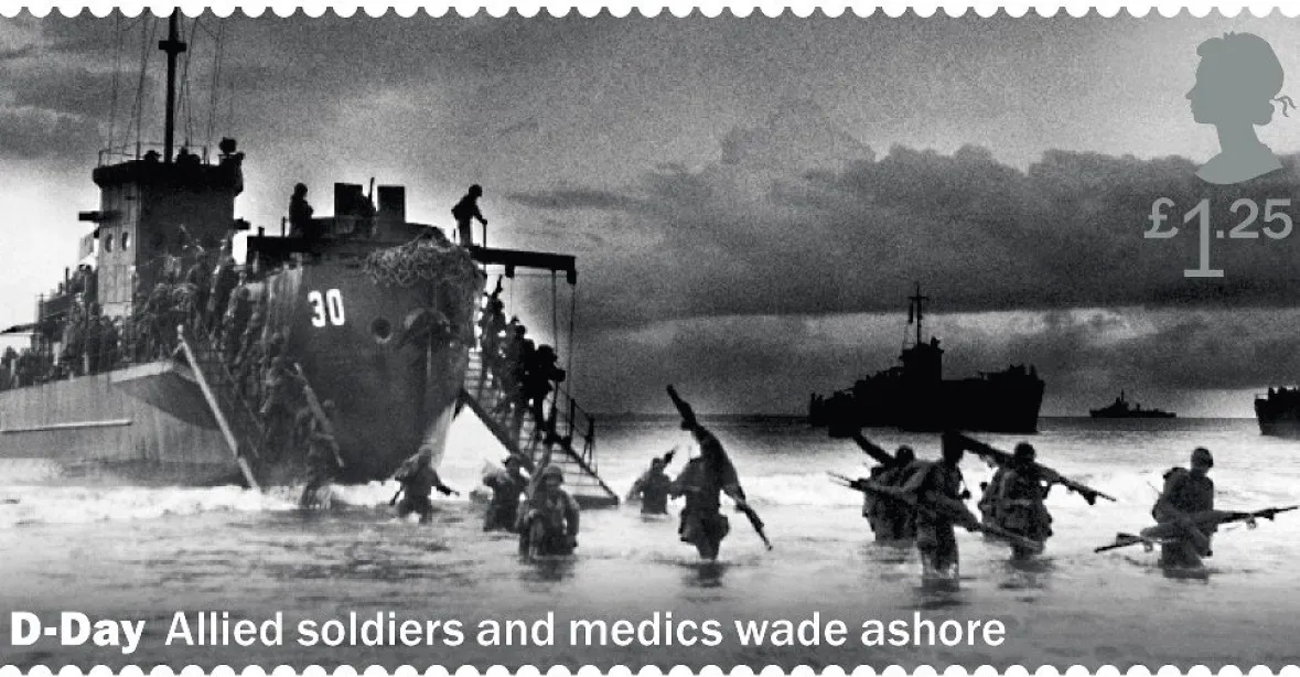 Královská blamáž, trapas. Britská pošta udělala z vojáků USA v Indonésii vylodění v Normandii