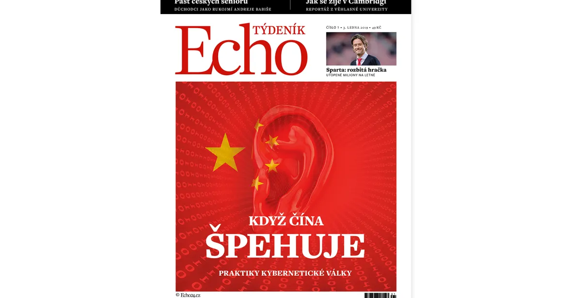 Týdeník Echo: Západ versus Čína, v Cambridgi teče víno proudem a rozbitá hračka Sparta