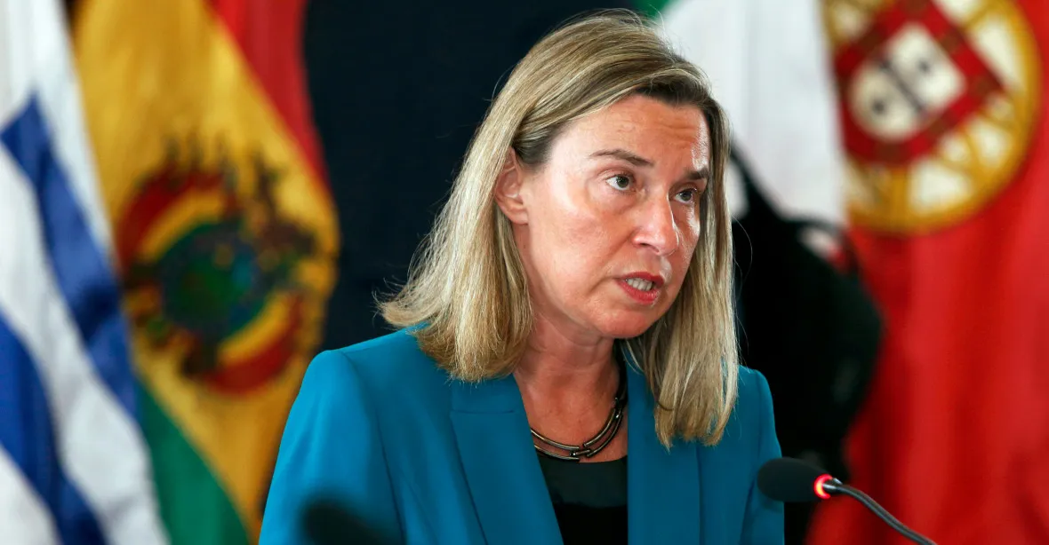EU nezavede hospodářské sankce vůči Venezuele, oznámila Mogheriniová