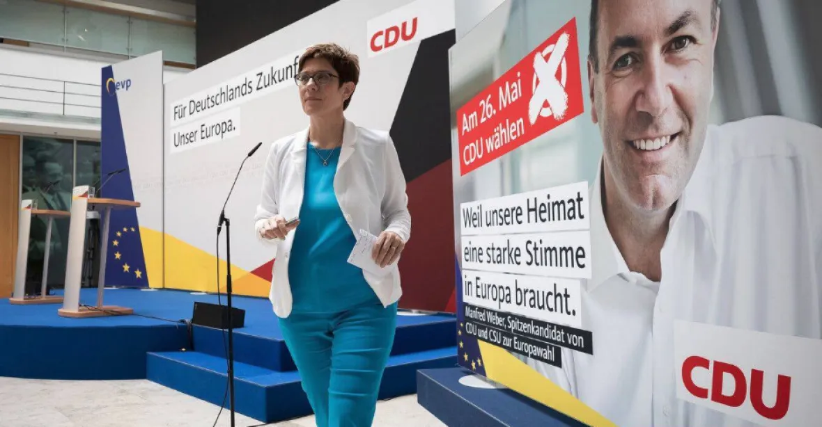 „Volný pád vládní koalice, katastrofa SPD.“ Německý tisk hodnotí evropské volby