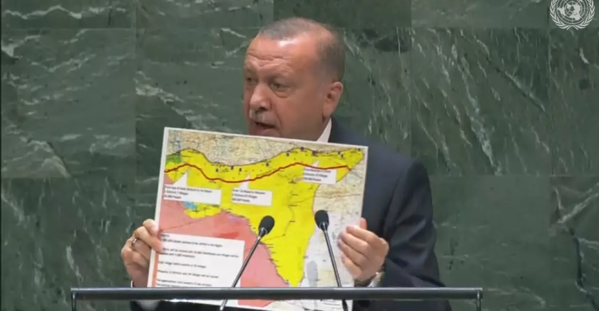 Erdogan tlačí na vznik zóny pro syrské uprchlíky. Babiš ho chválí, Kurdové se děsí