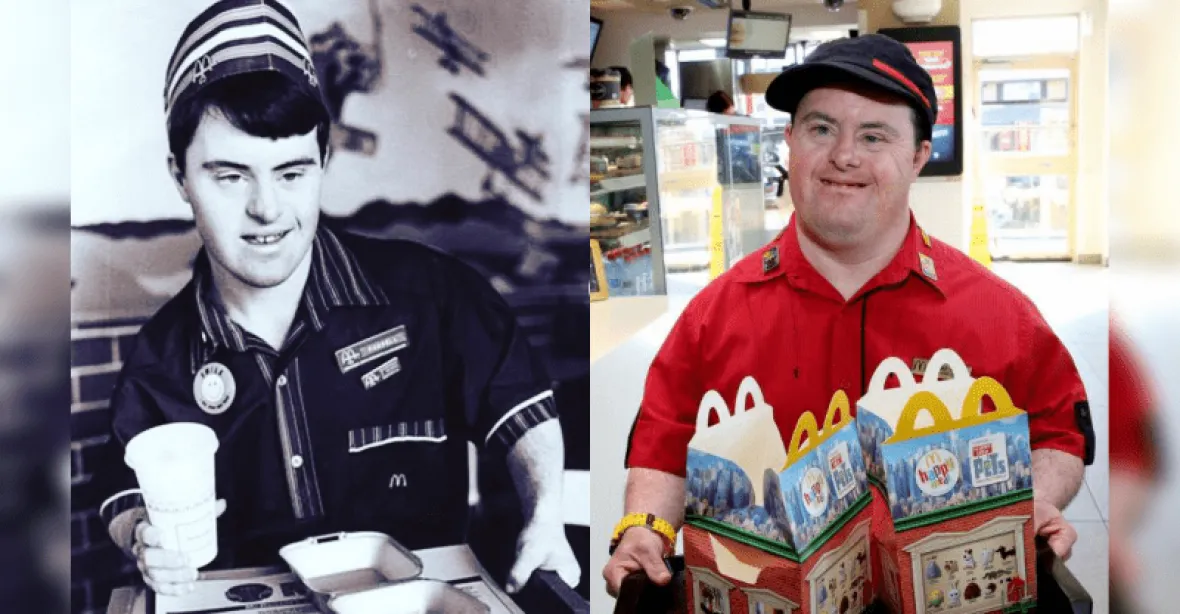 32 let byl nejznámější tváří McDonaldu. Muž s Downovým syndromem jde do důchodu
