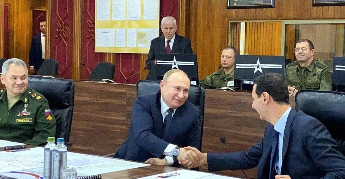 Putin dorazil do Sýrie, jedná s Asadem