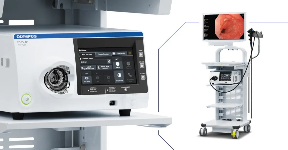 Společnost Olympus uvádí na trh nový endoskopický systém, zařízení EVIS X1