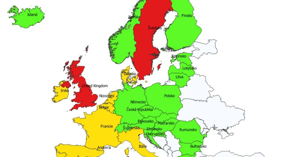 Češi budou moci volně cestovat po Evropě. Test budou potřebovat jen u dvou zemí