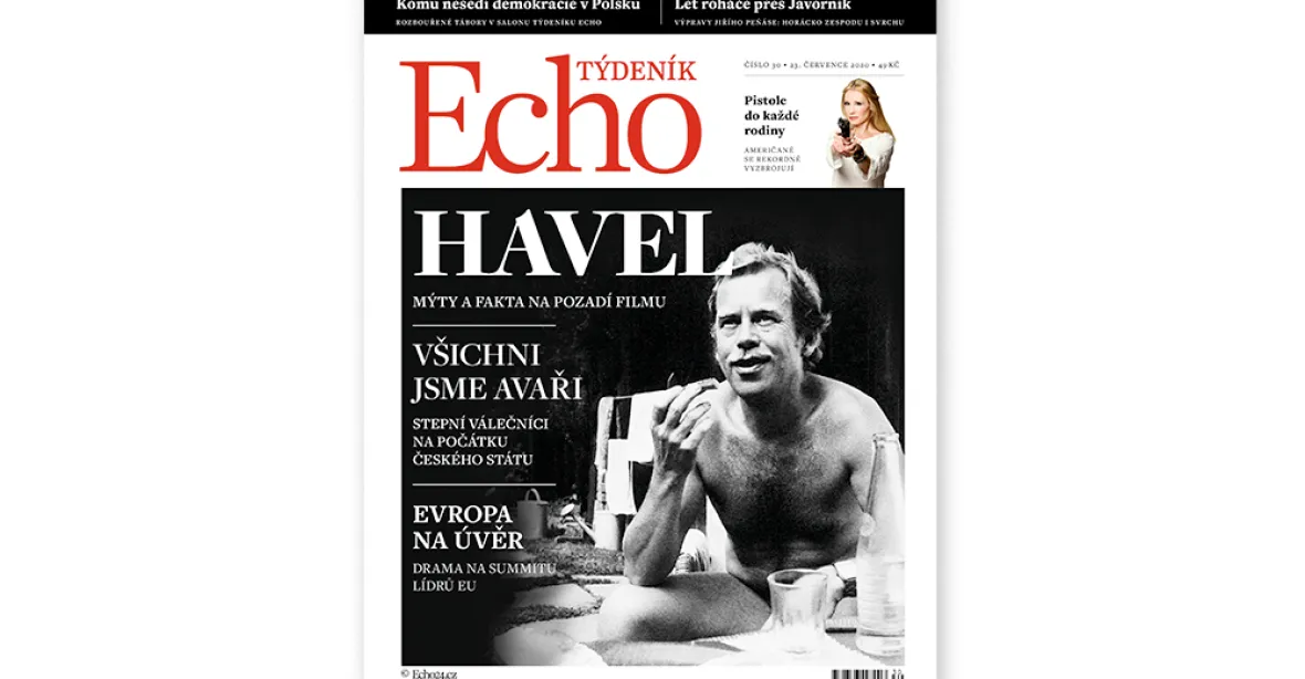 Týdeník Echo: Mýty a fakta ve filmu Havel, tvrdý střed lídrů EU, Češi jsou Avaři