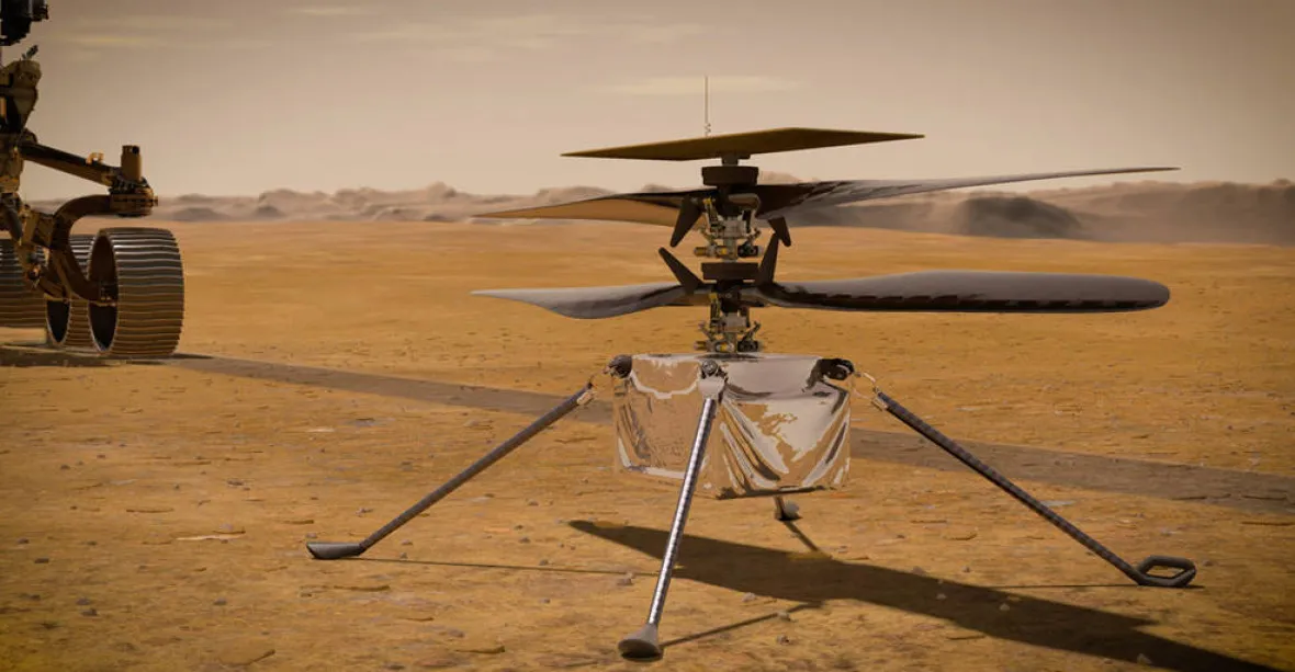 NASA pošle na Mars i první helikoptéru. Start je ve čtvrtek