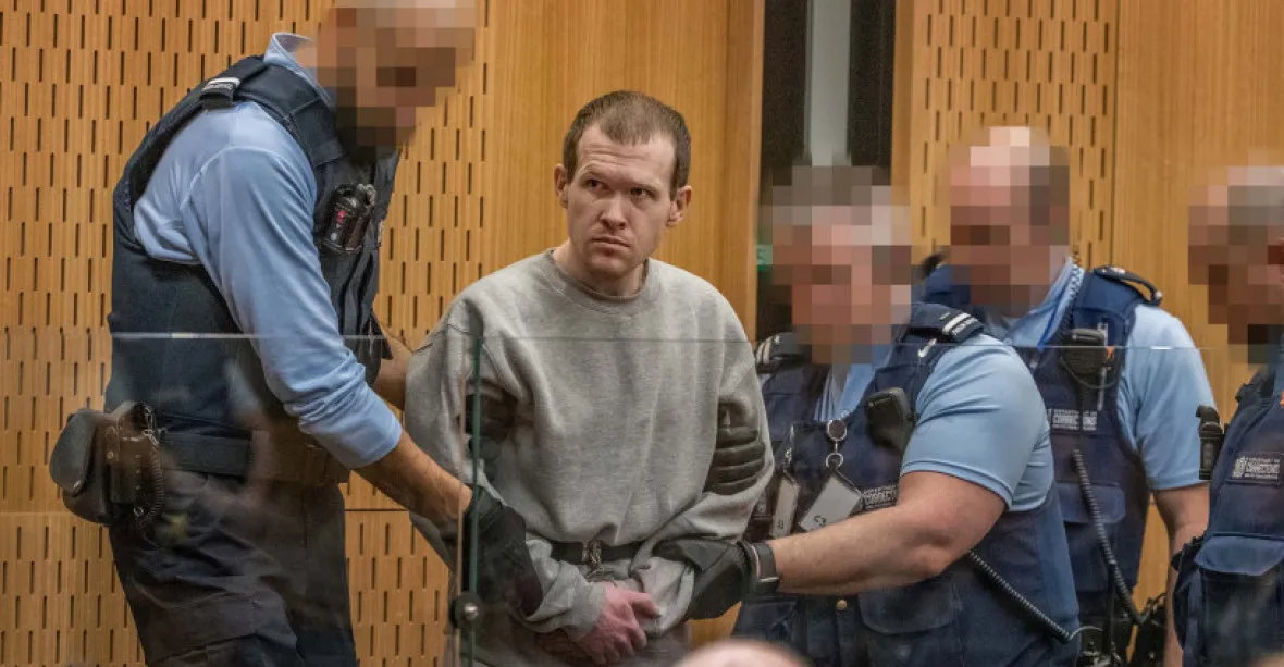 Útočník z Christchurche stráví zbytek života ve vězení
