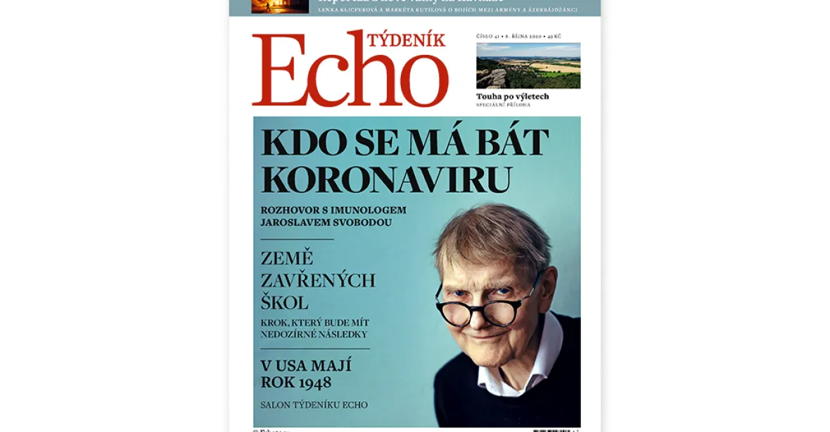 Týdeník Echo: Rozhovor s imunologem Svobodou, země zavřených škol a Náhorní Karabach na vlastní oči