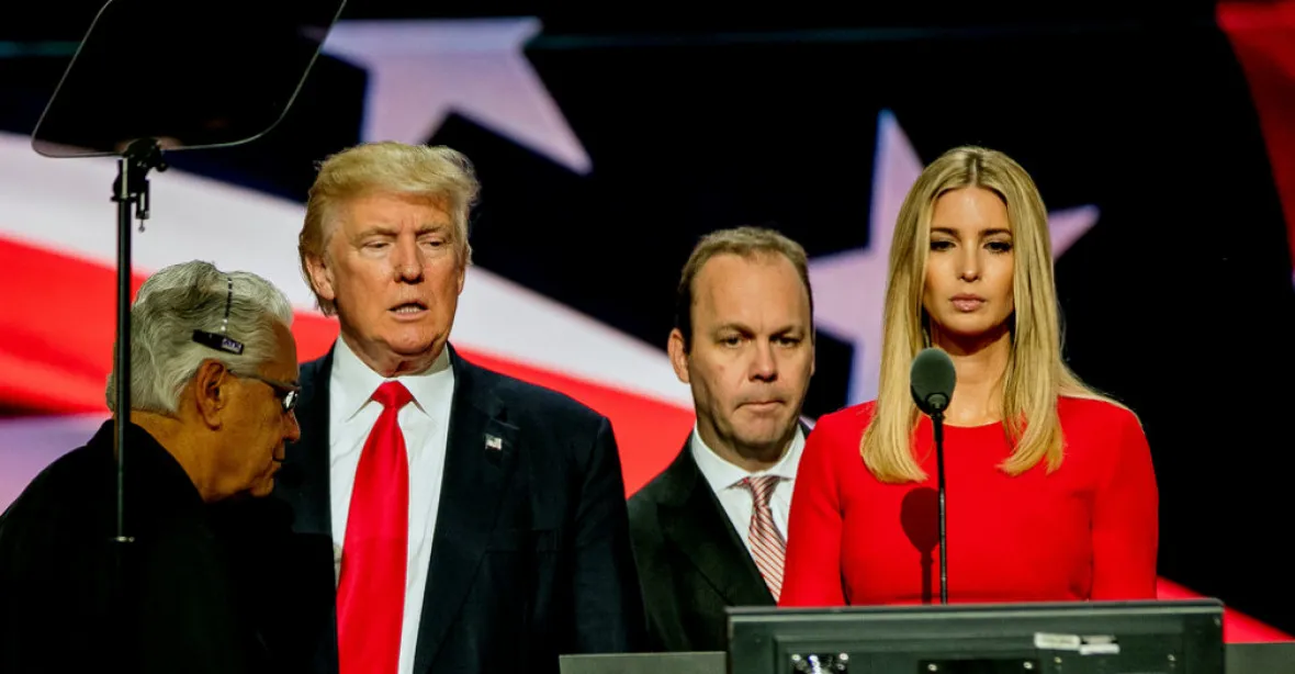 Volby rozdělily Trumpovu rodinu na dva tábory. Dcera Ivanka by chtěla zachránit otcovu pověst