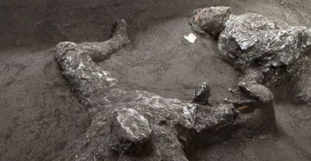Zemřeli na tepelný šok. V Pompejích objevili mimořádně zachovalé pozůstatky obětí