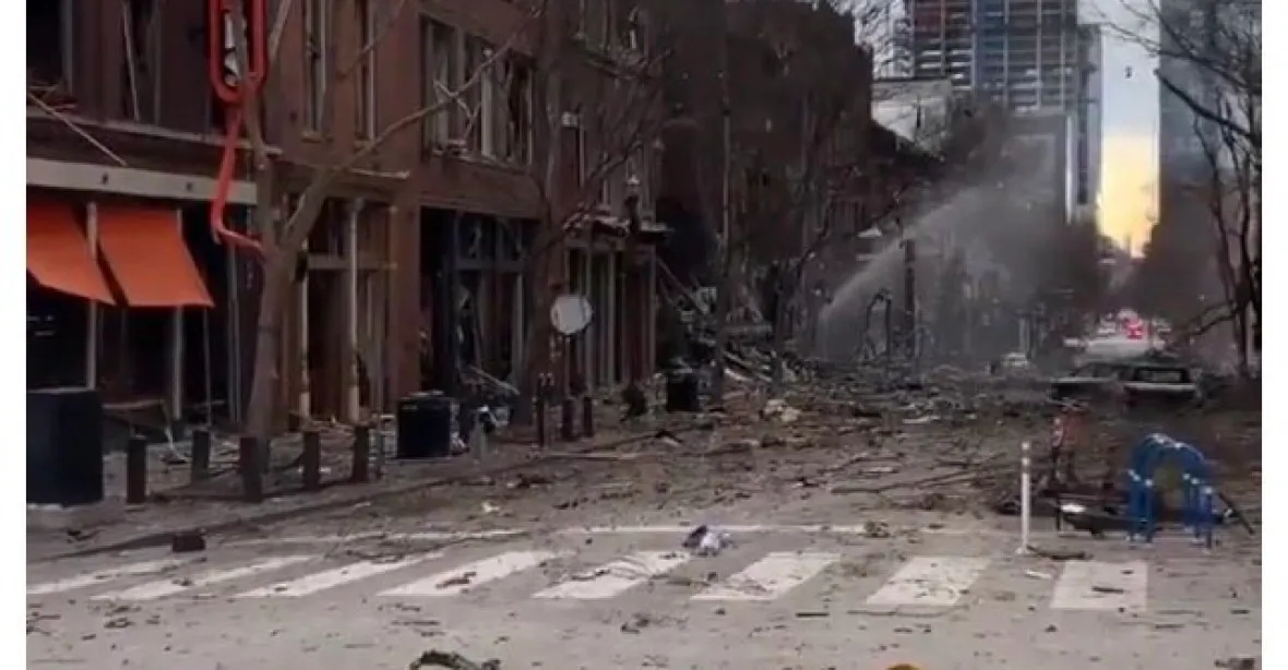 Záhadný výbuch v Nashvillu: exploze poničila desítky budov, v okolí se našly lidské ostatky