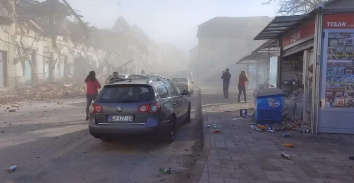 Chorvatské město Petrinja, které zasáhlo zemětřesení, bude podle starosty nutné zbourat