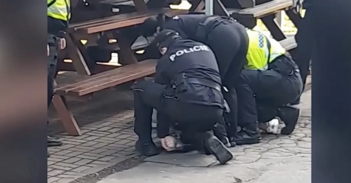 VIDEO: Policisté zaklekli matku před očima dítěte, neměla nasazenou roušku