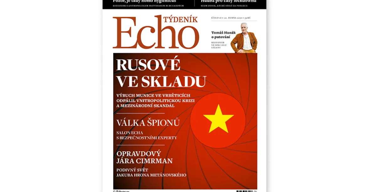 Týdeník Echo: Otazníky nad Vrběticemi, homo hygienicus a předobraz Járy Cimrmana