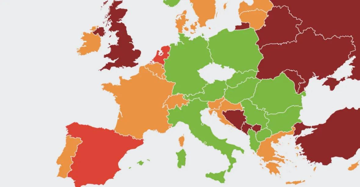Velké zmírnění cestování. Zelené jsou nově Itálie nebo Bulharsko