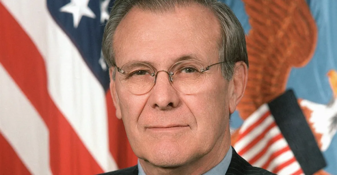 Zemřel Donald Rumsfeld, Bushův „jestřáb“ a strůjce války v Iráku