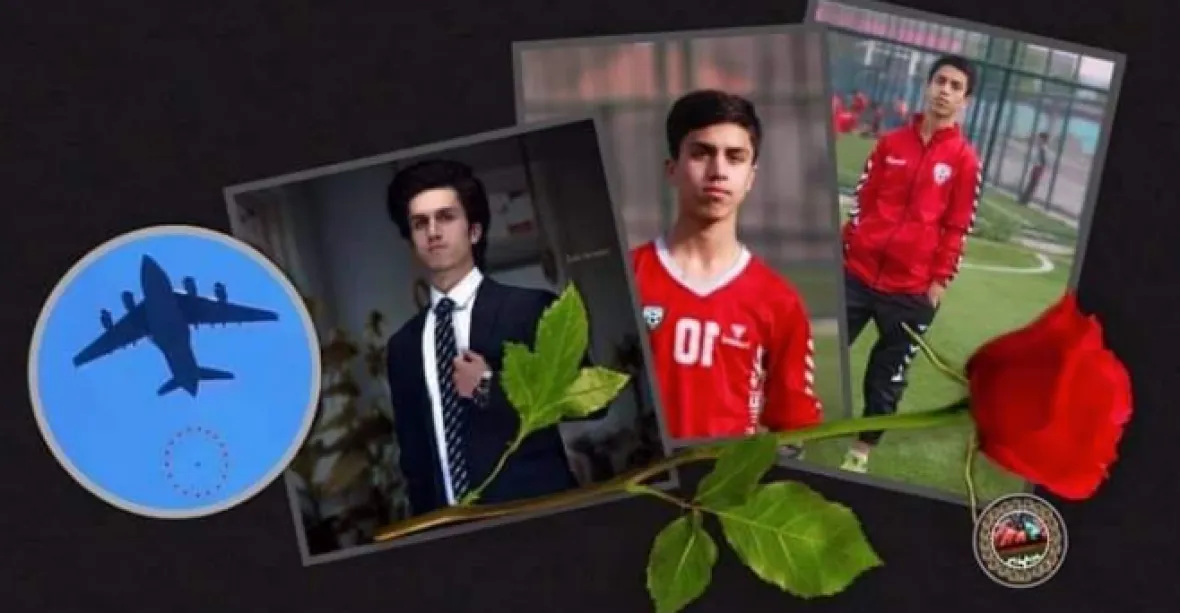 Afghánci smutní nad smrtí 19letého fotbalisty. Zřítil se z amerického letadla