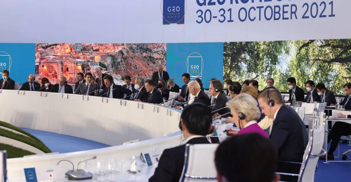 Z prohlášení G20 vypadlo „podstatně snížit emise“ a termín. Závazek zní „proveditelně“