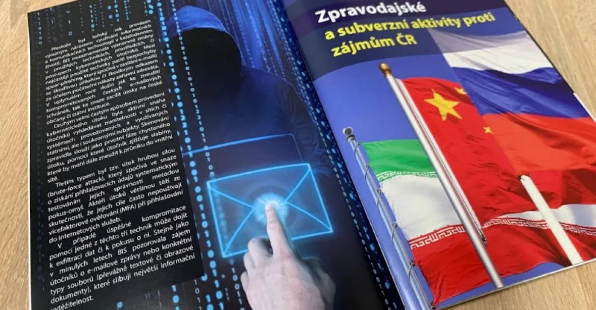Výroční zpráva BIS: Dezinformační scéna, Dukovany i čínské a ruské aktivity v Česku