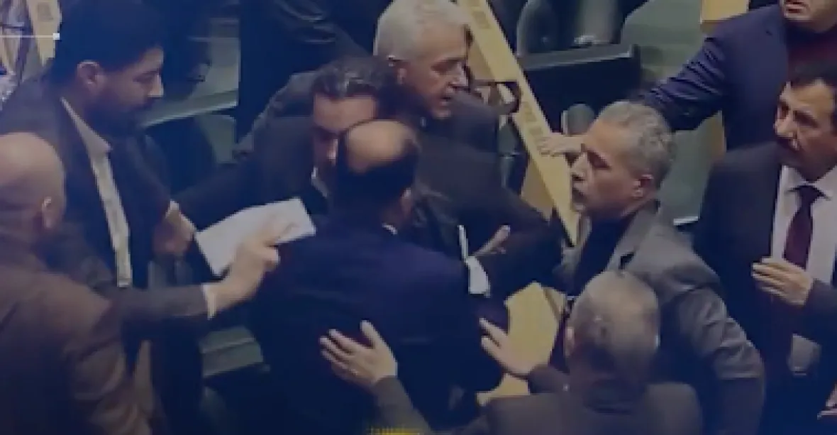 VIDEO: Facky a pěsti v parlamentu. Poslanci se porvali kvůli „ženskému zájmenu“