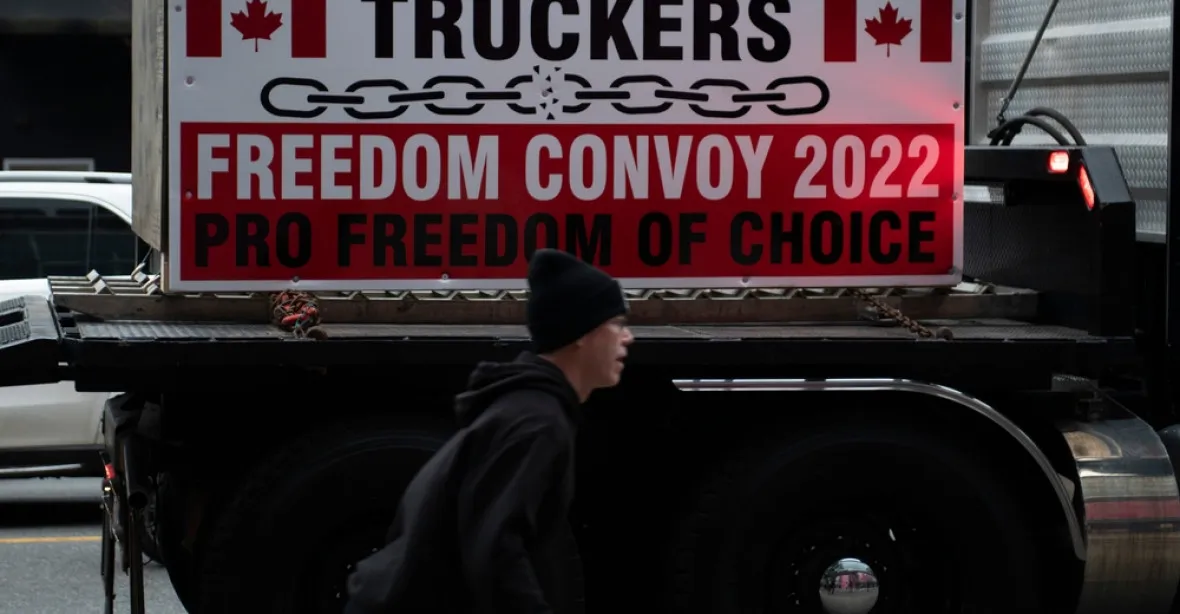 Protestující Kanaďané inspirovali Evropu. Na silnice se chystají vyjet řidiči i v Česku