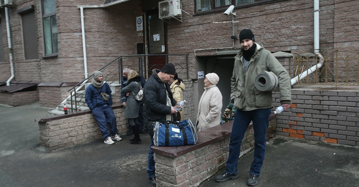 GALERIE: Ruské velení vyzvalo ukrajinské civilisty k opuštění Kyjeva