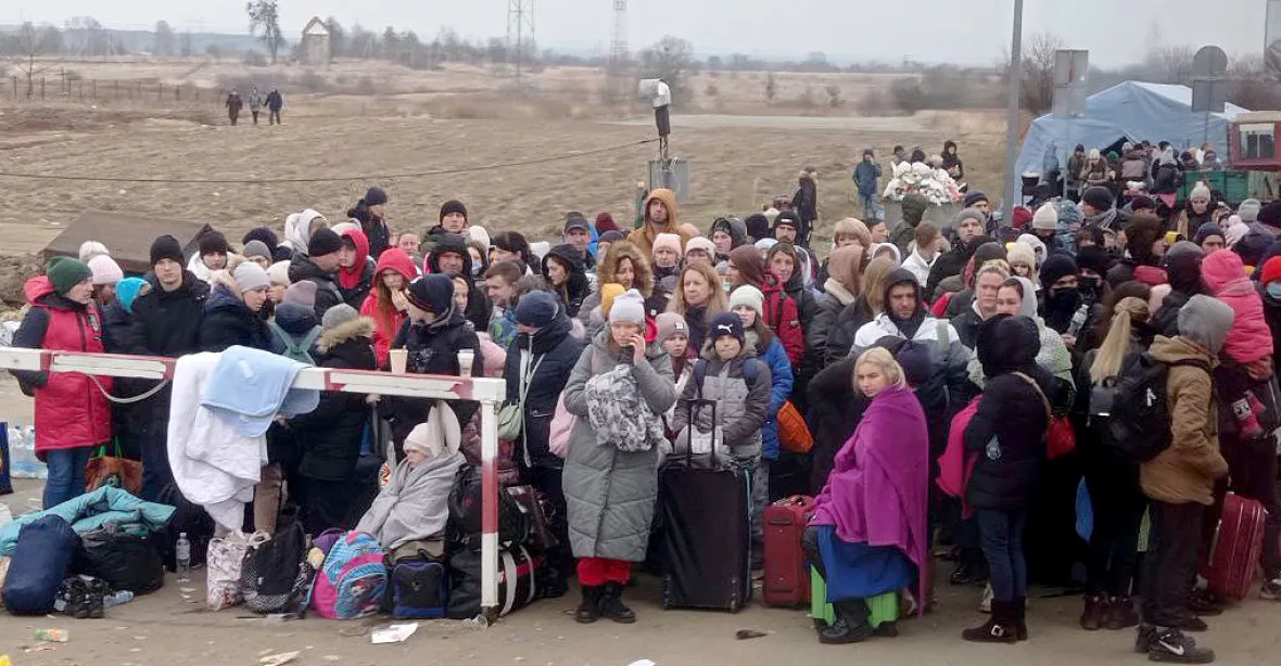 V Česku je podle odhadů už zhruba 100.000 uprchlíků z Ukrajiny