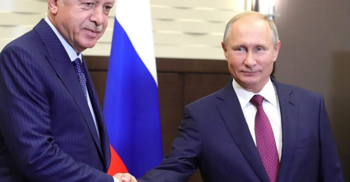 Putin Erdoganovi oznámil mírové podmínky pro Kyjev. „Jsou nepřijatelné,“ uvádí turecká diplomacie