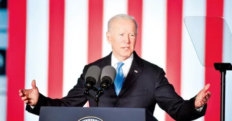 Putin must go.  Biden apparently talked about the West's real goal