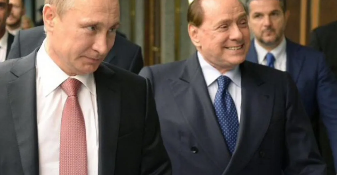 Berlusconi je hluboce zklamaný chováním Putina